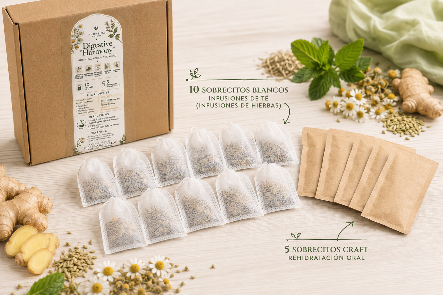 Digestive Harmony Botanical Herbal Blend