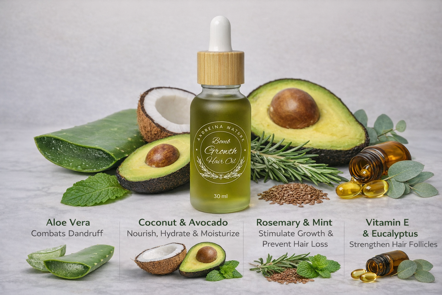 Hair Bomb Growth Oil