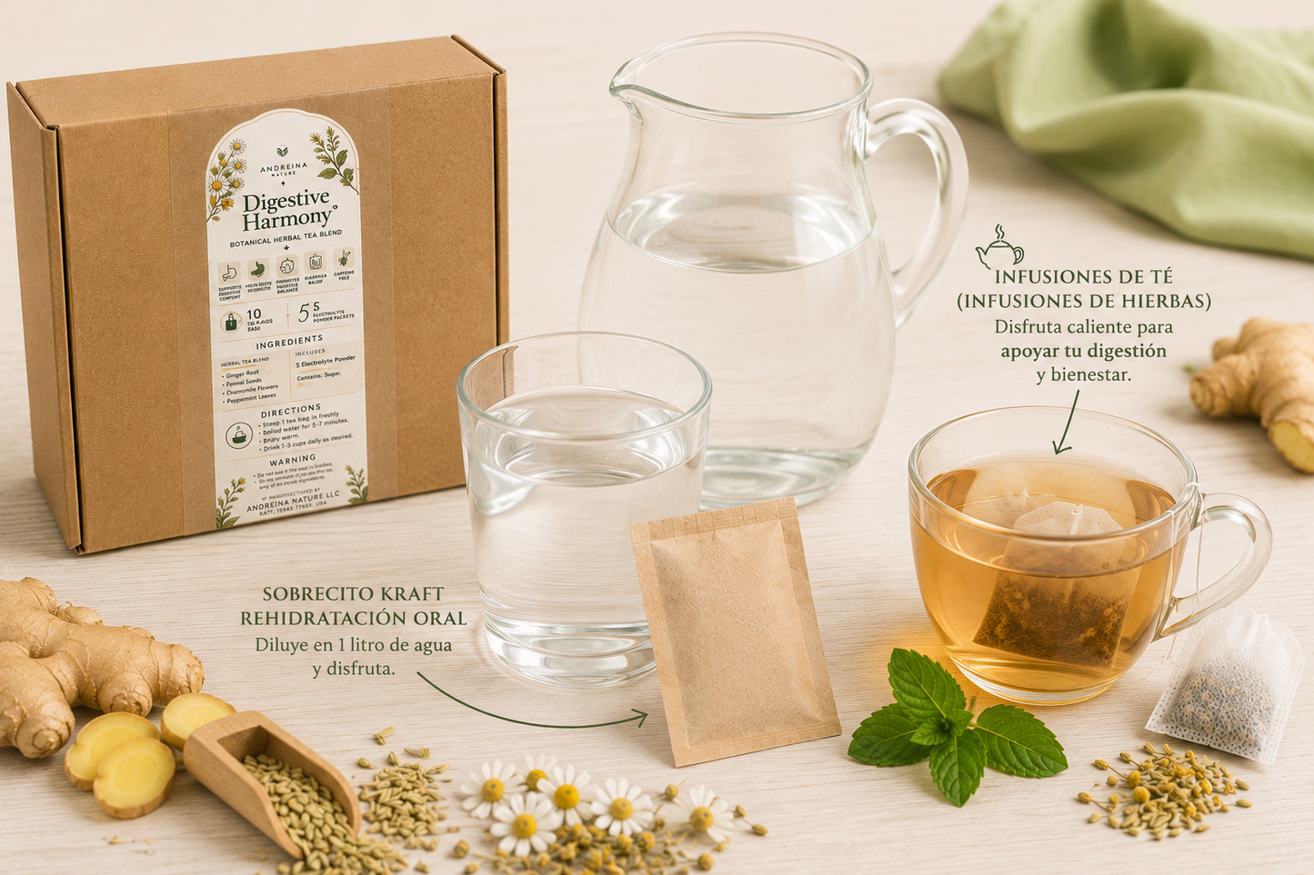 Digestive Harmony Botanical Herbal Blend